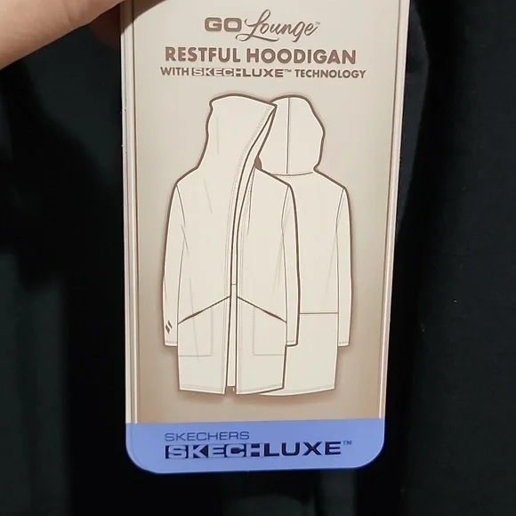 Skecher Go Lounge Restful Hoodigan NWT Sz L - Picture 4 of 5